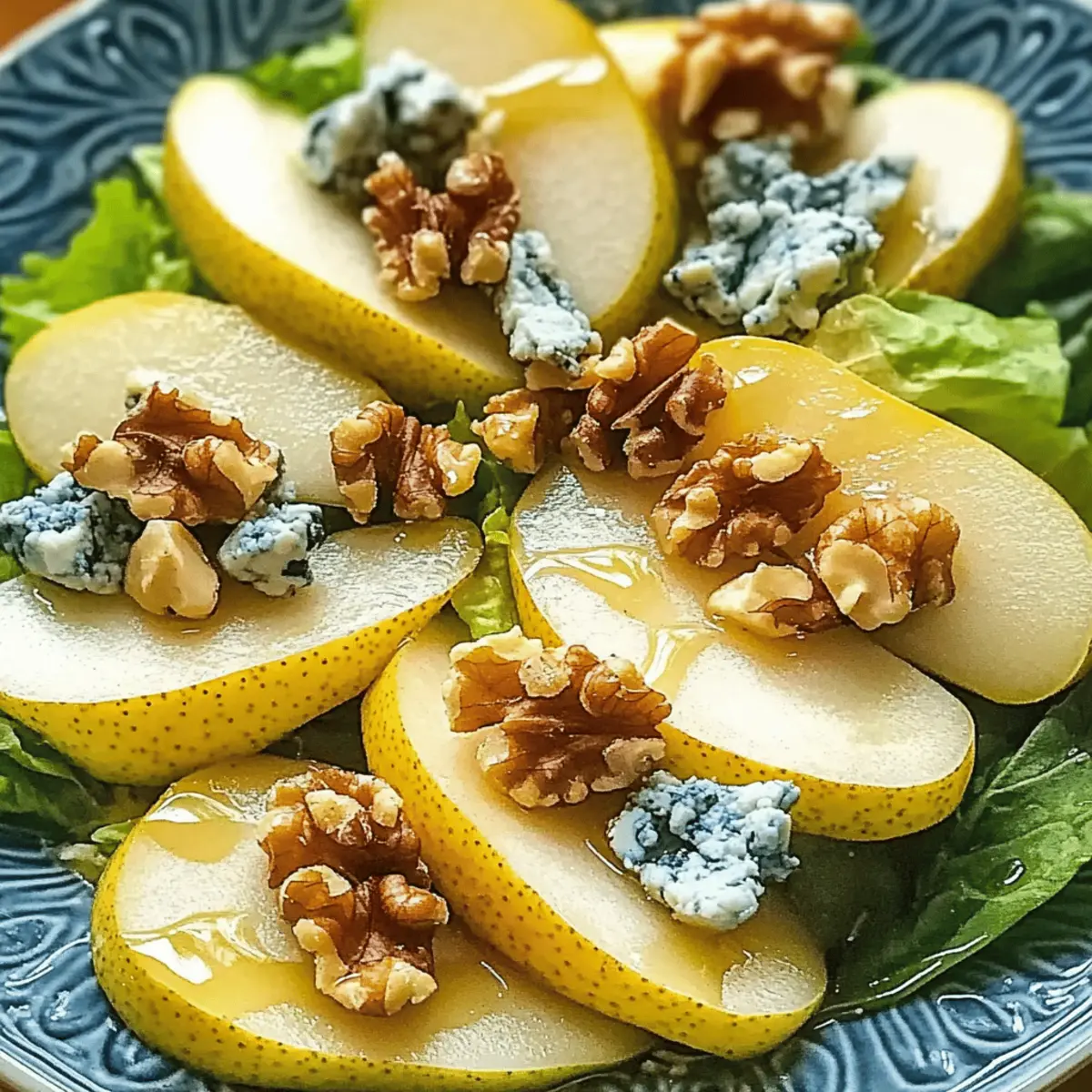 Barefoot Contessa Pear and Blue Cheese Salad sahwnt