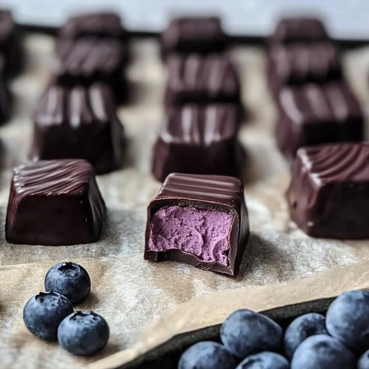 Blueberry Buttercream Chocolates for Sweet Spring Celebrations