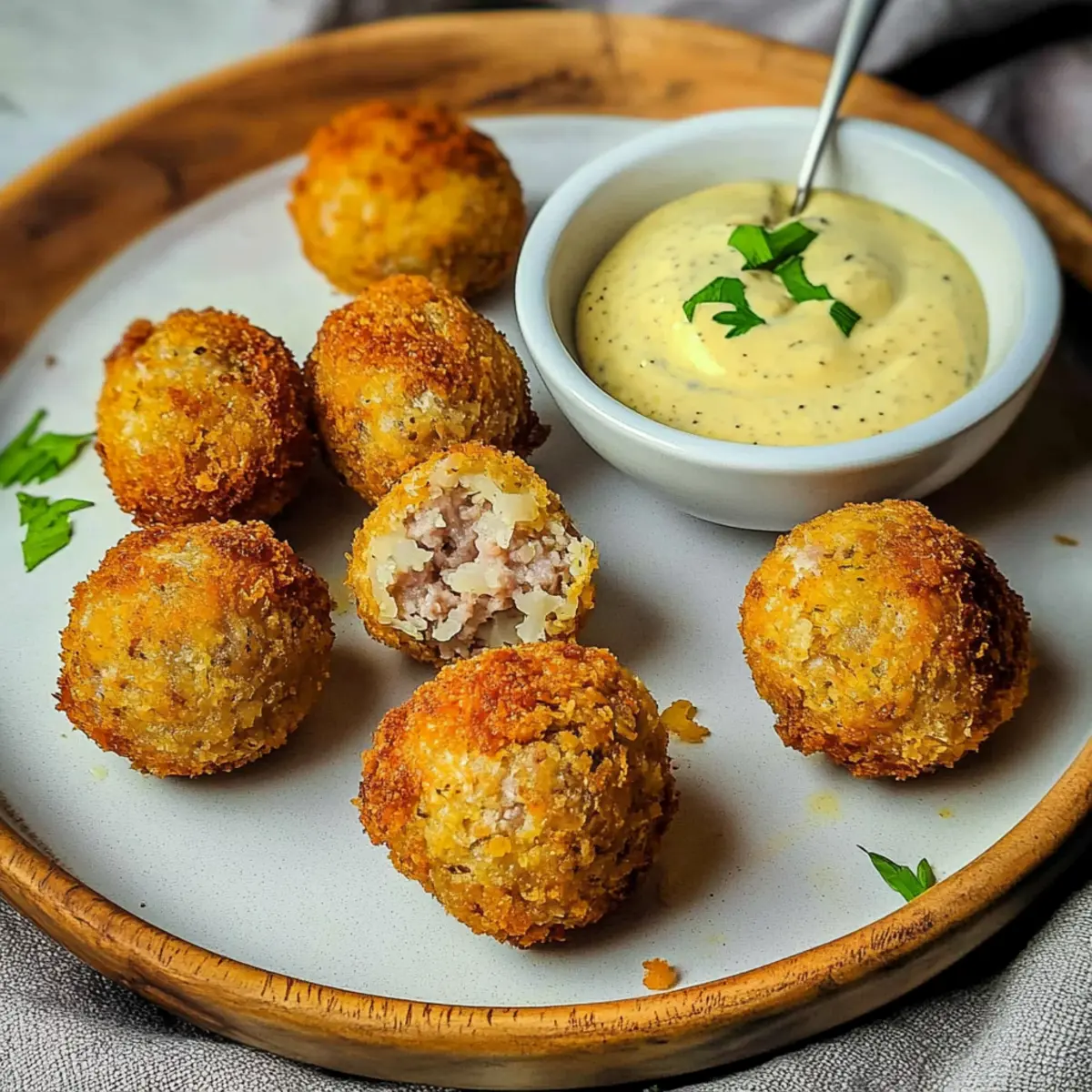 Brat Sausage Sauerkraut Ball hr0neb