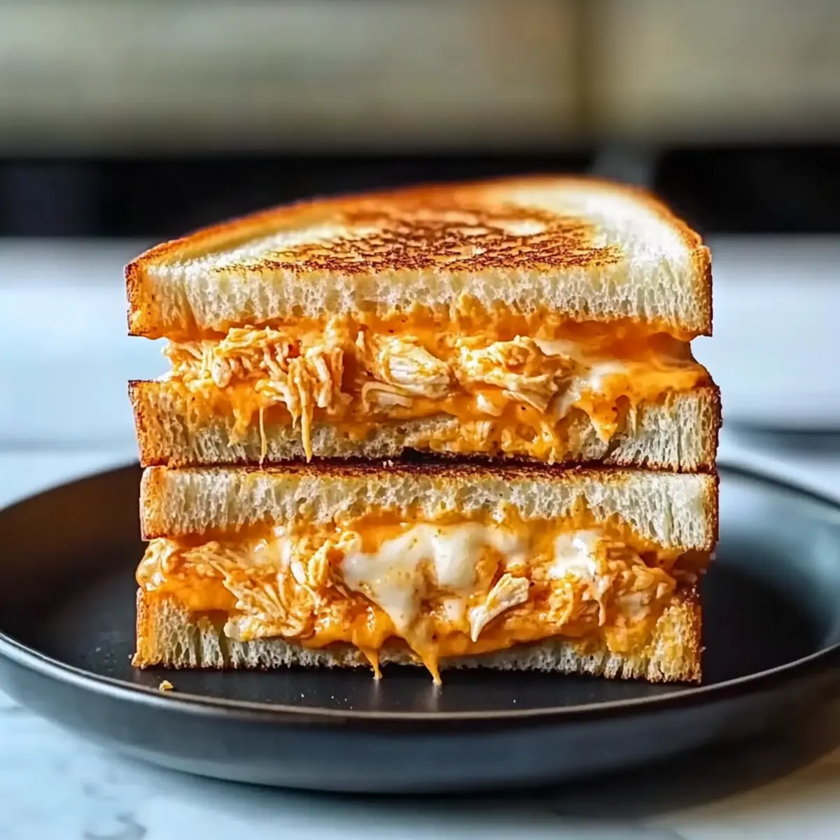 Buffalo Chicken Grilled Cheese Sandwich fukp35
