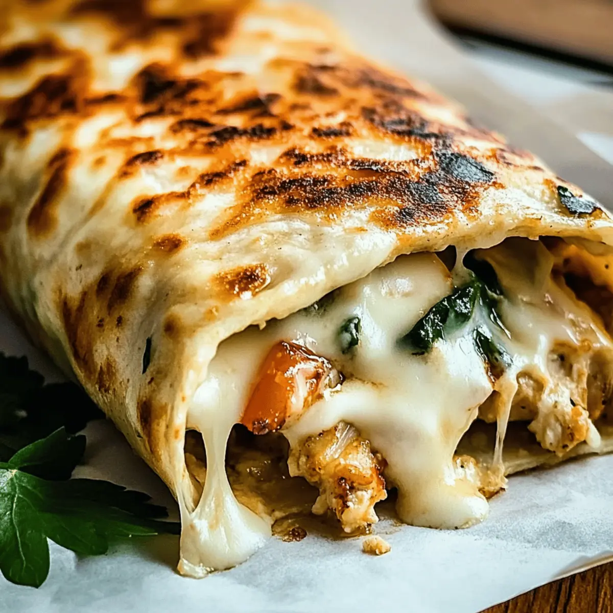 Cheesy Garlic Chicken Wraps: Your New Favorite Comfort Meal