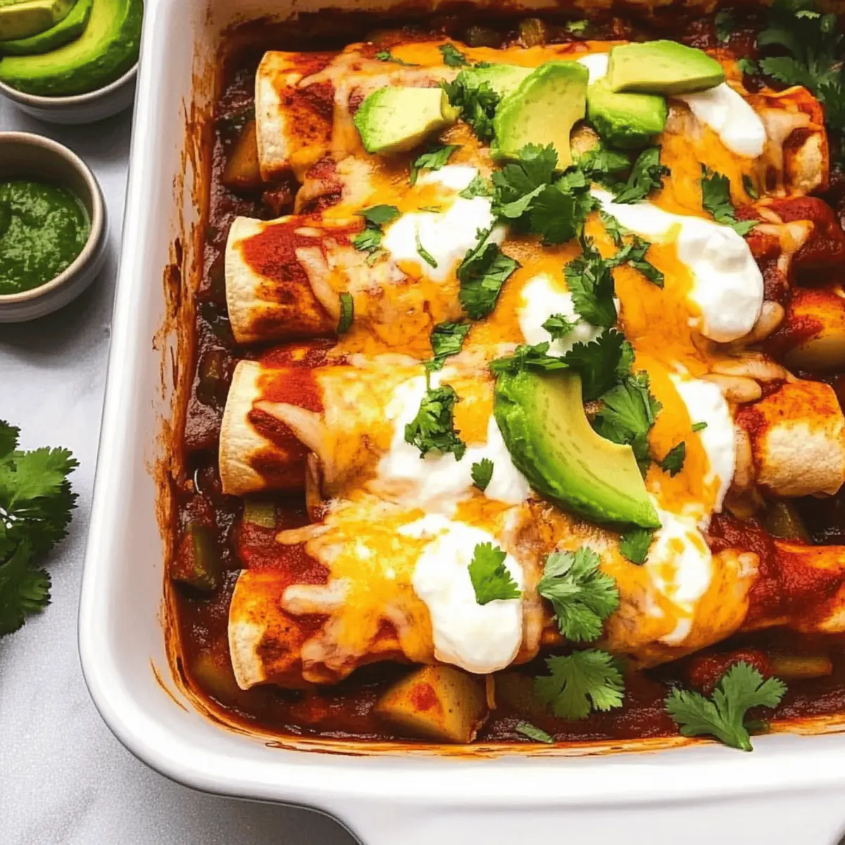 Cheesy Potato Enchiladas nwjfju