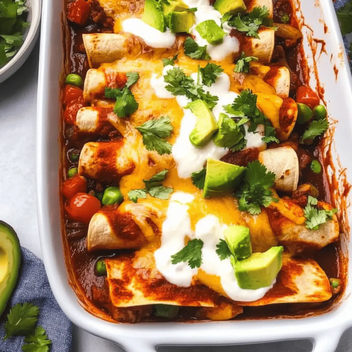 Cheesy Potato Enchiladas z040dq