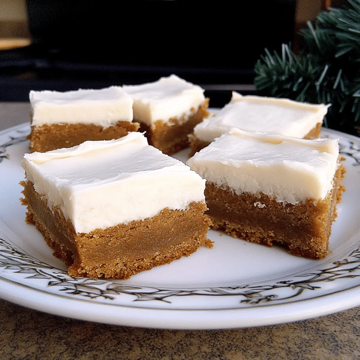 Irresistibly Chewy Gingerbread Bars for a Cozy Holiday Treat