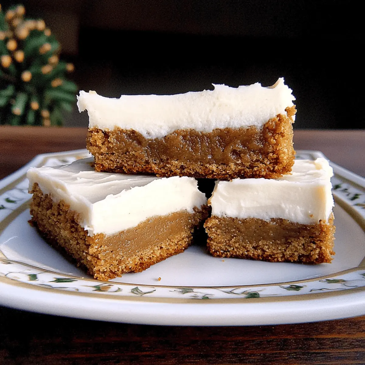 Chewy Gingerbread Bars odh6d2