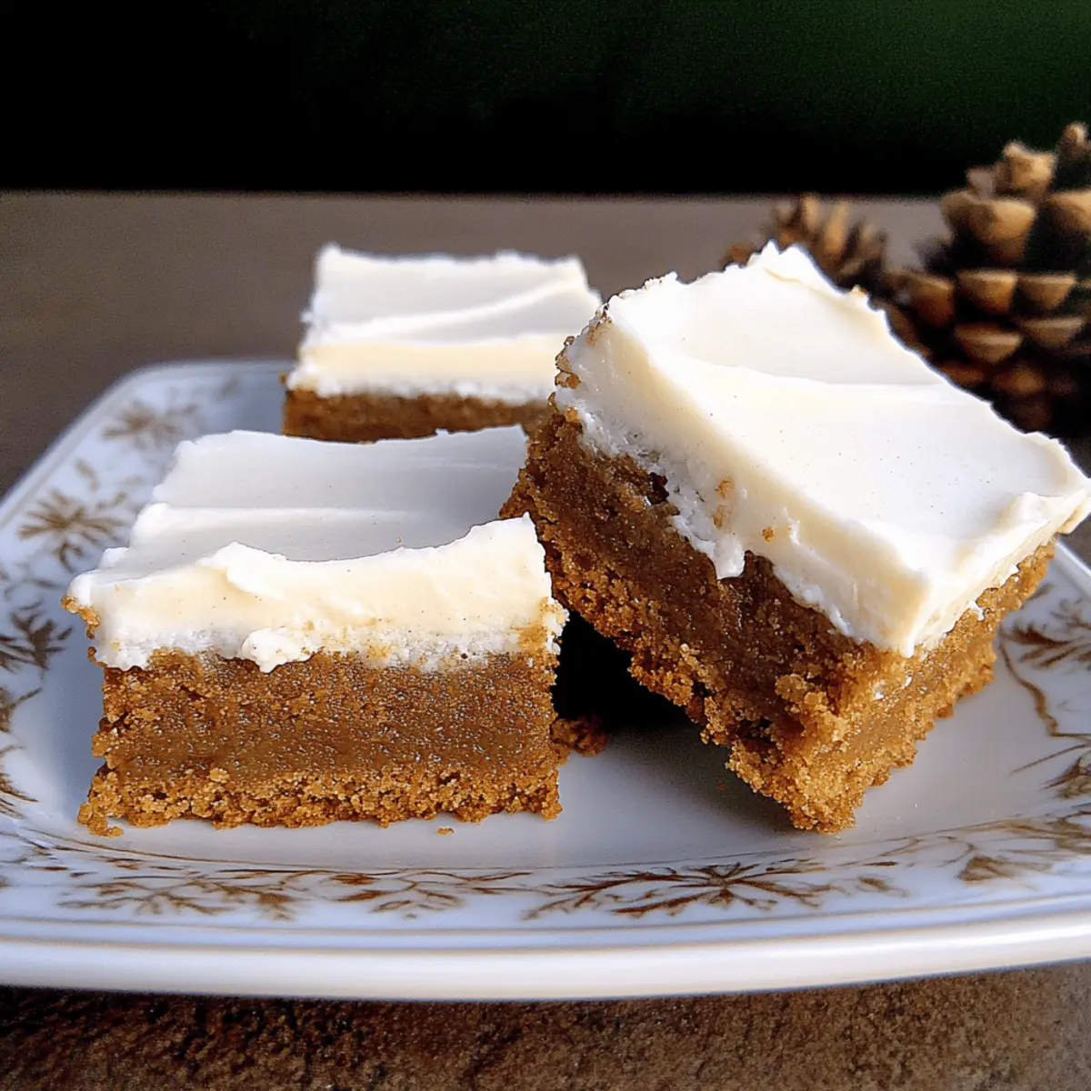 Chewy Gingerbread Bars woccy7