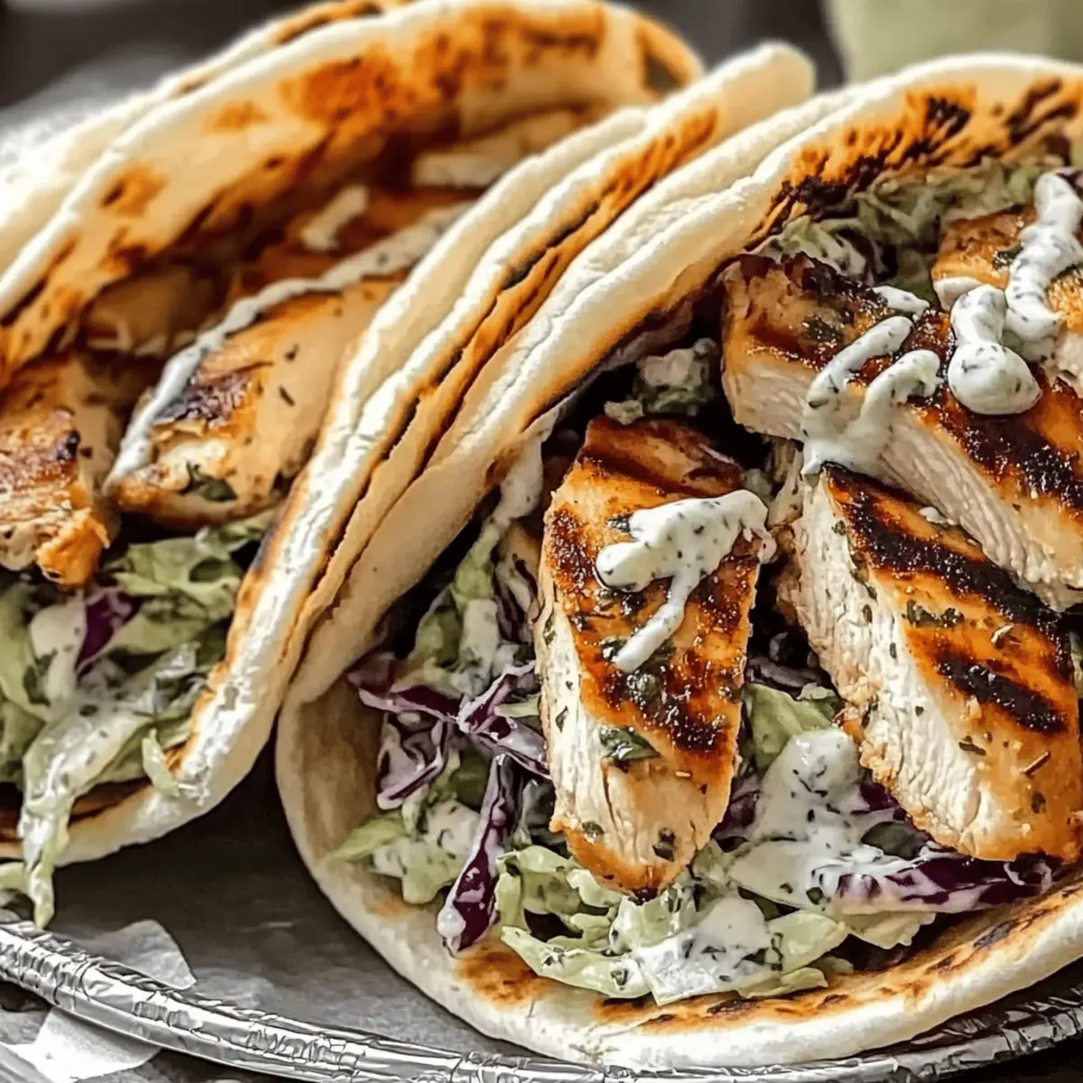 Chicken Pitas with Herby Ranch Slaw uqtpt1