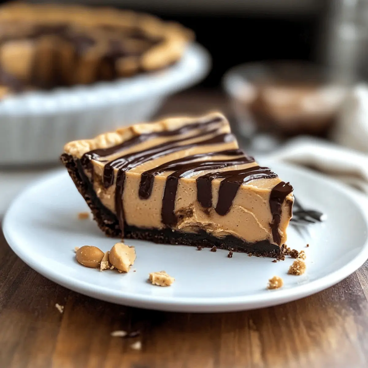 Chocolate Peanut Butter Pie zcsdje