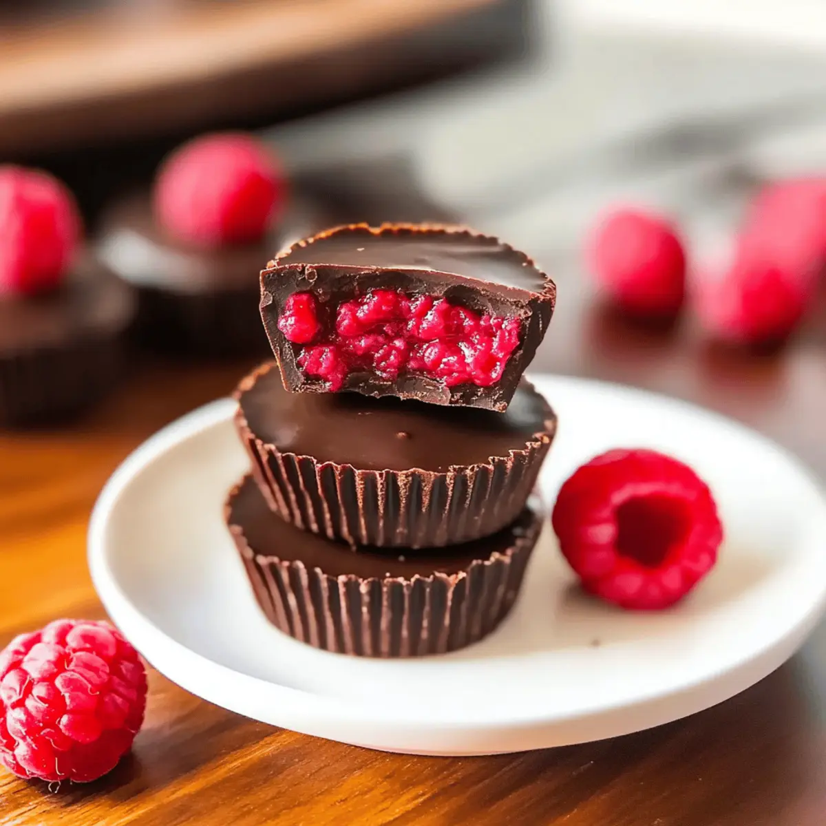 Chocolate Raspberry Cups dcesgi