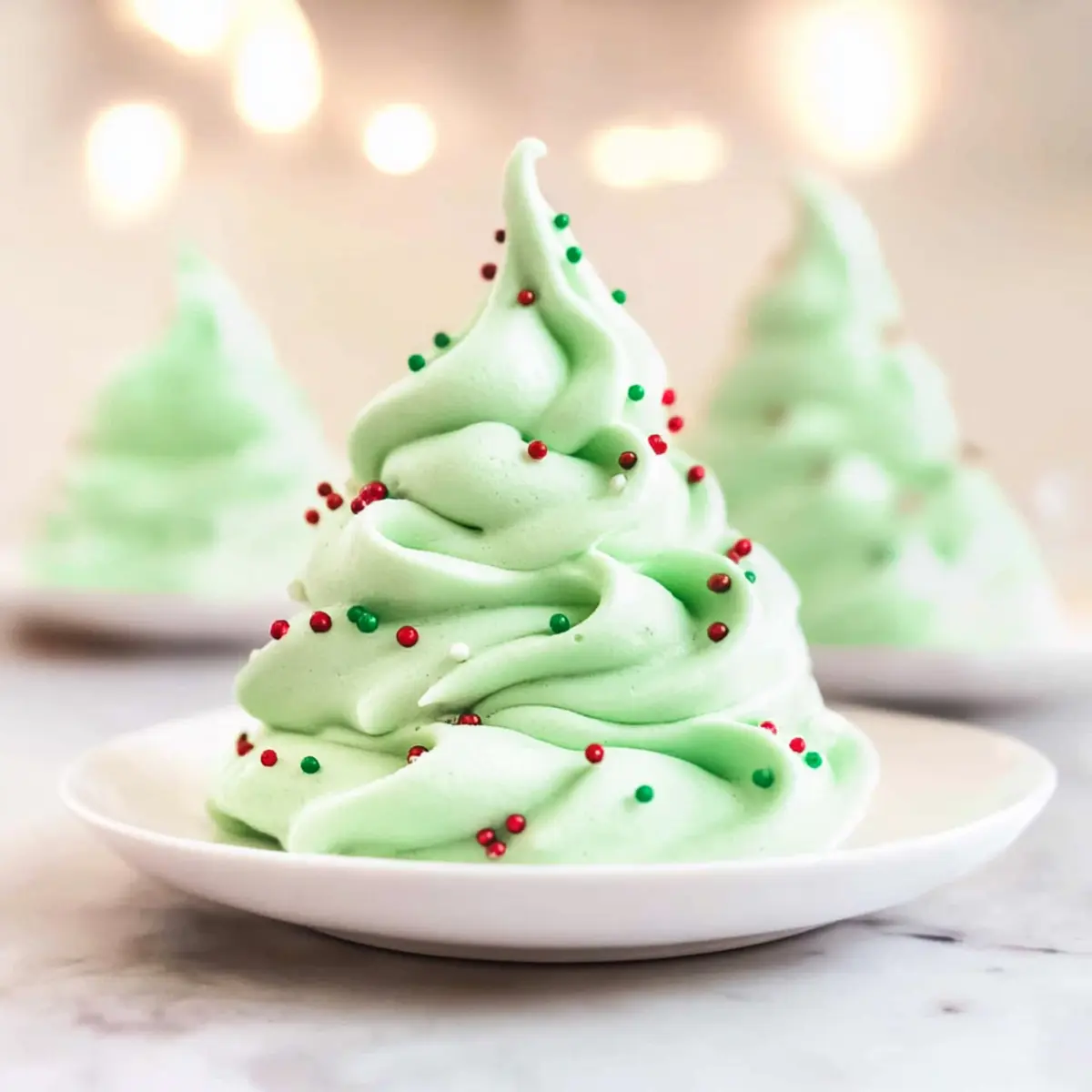 Christmas Tree Meringues leegh1