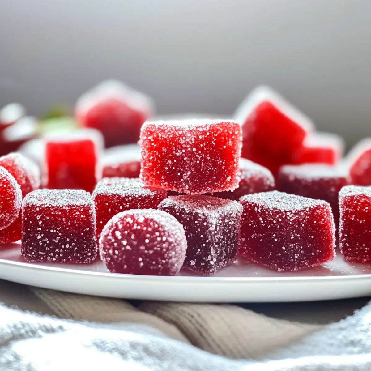 Cranberry Jelly Candies saekgf
