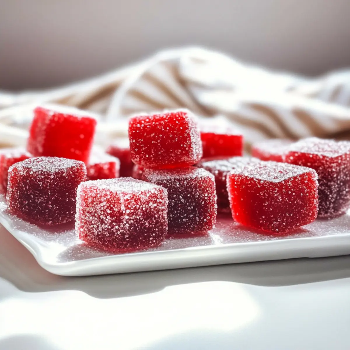 Cranberry Jelly Candies: A Sweet, Chewy Holiday Delight