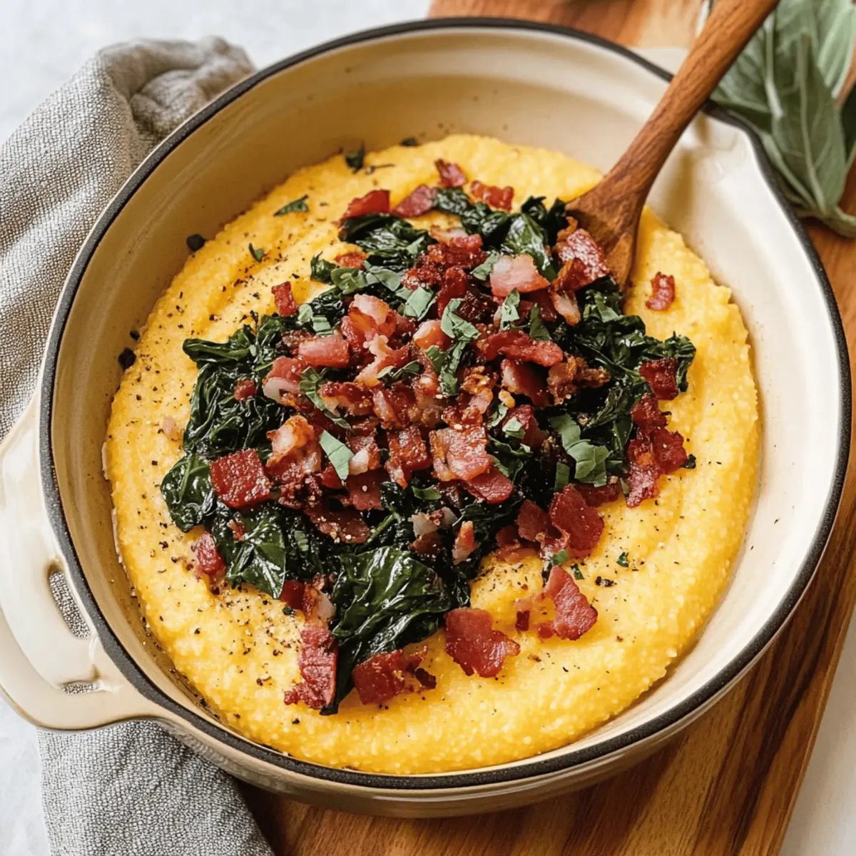 Creamy Pumpkin Polenta mdihcf