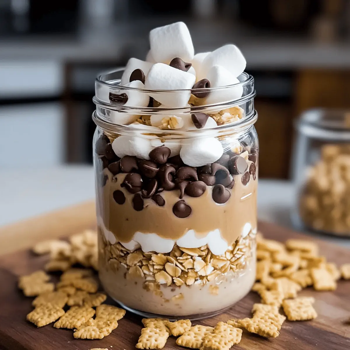 Decadent S'mores Overnight Oats for a Sweet Breakfast Boost