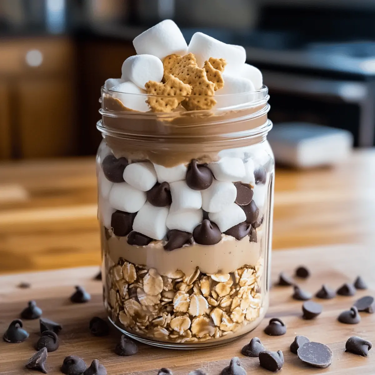 Decadent S mores Overnight Oats pfhvyz