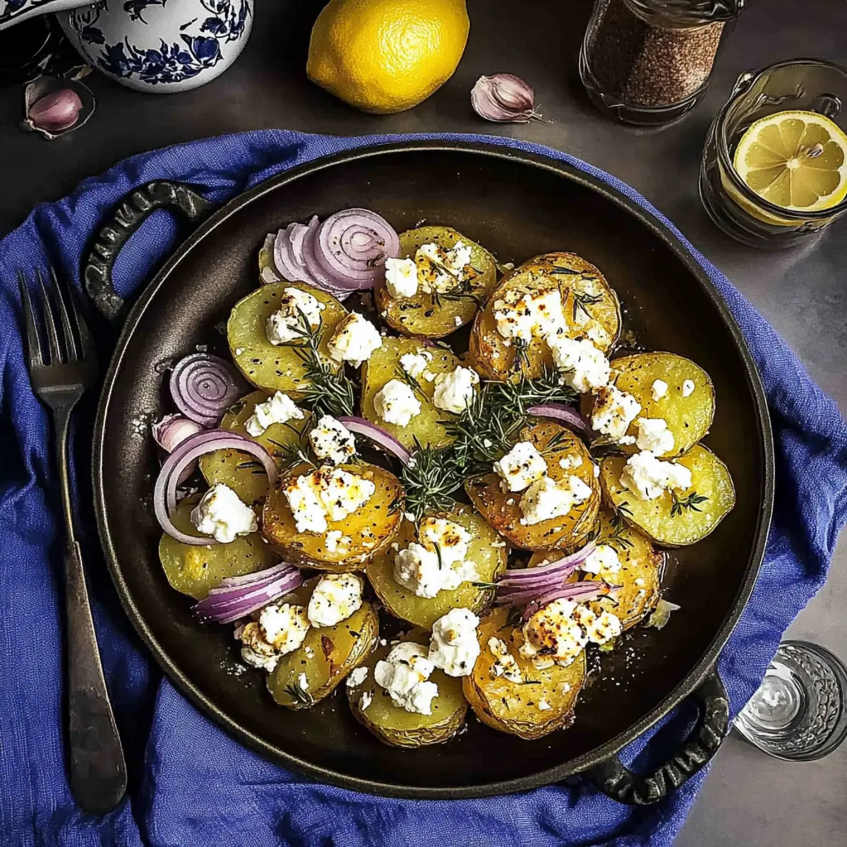 Greek Smashed Potatoes with Feta tt9djr