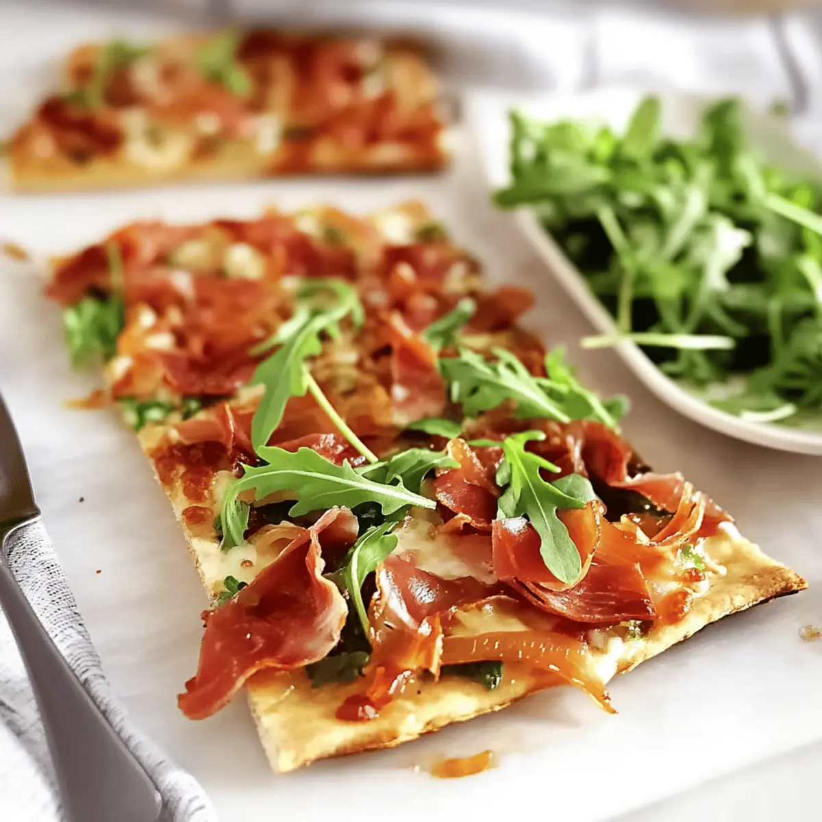 Honey Prosciutto Flatbread Pizza am8zrs