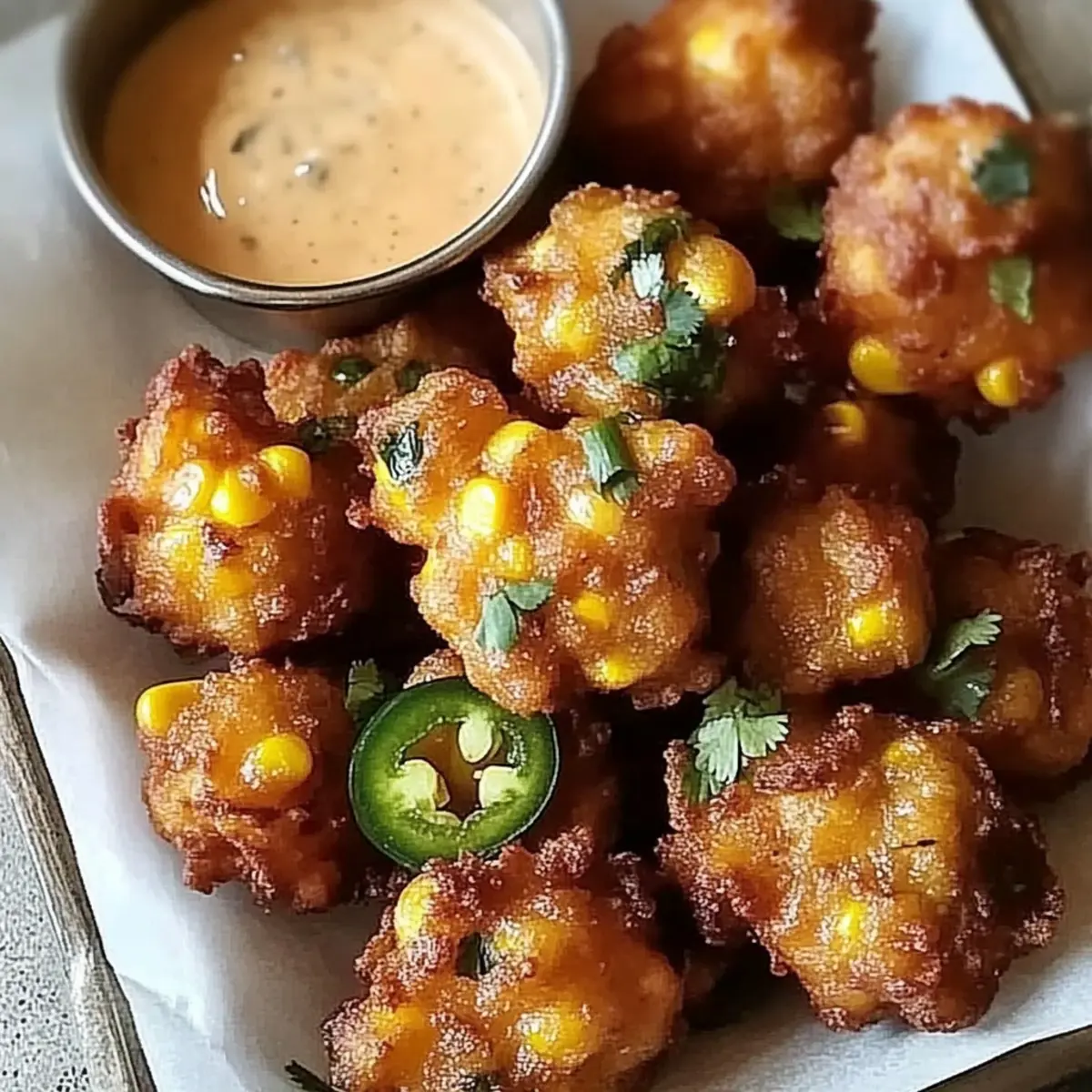 JalapeA±o Corn Fritters ahklpm