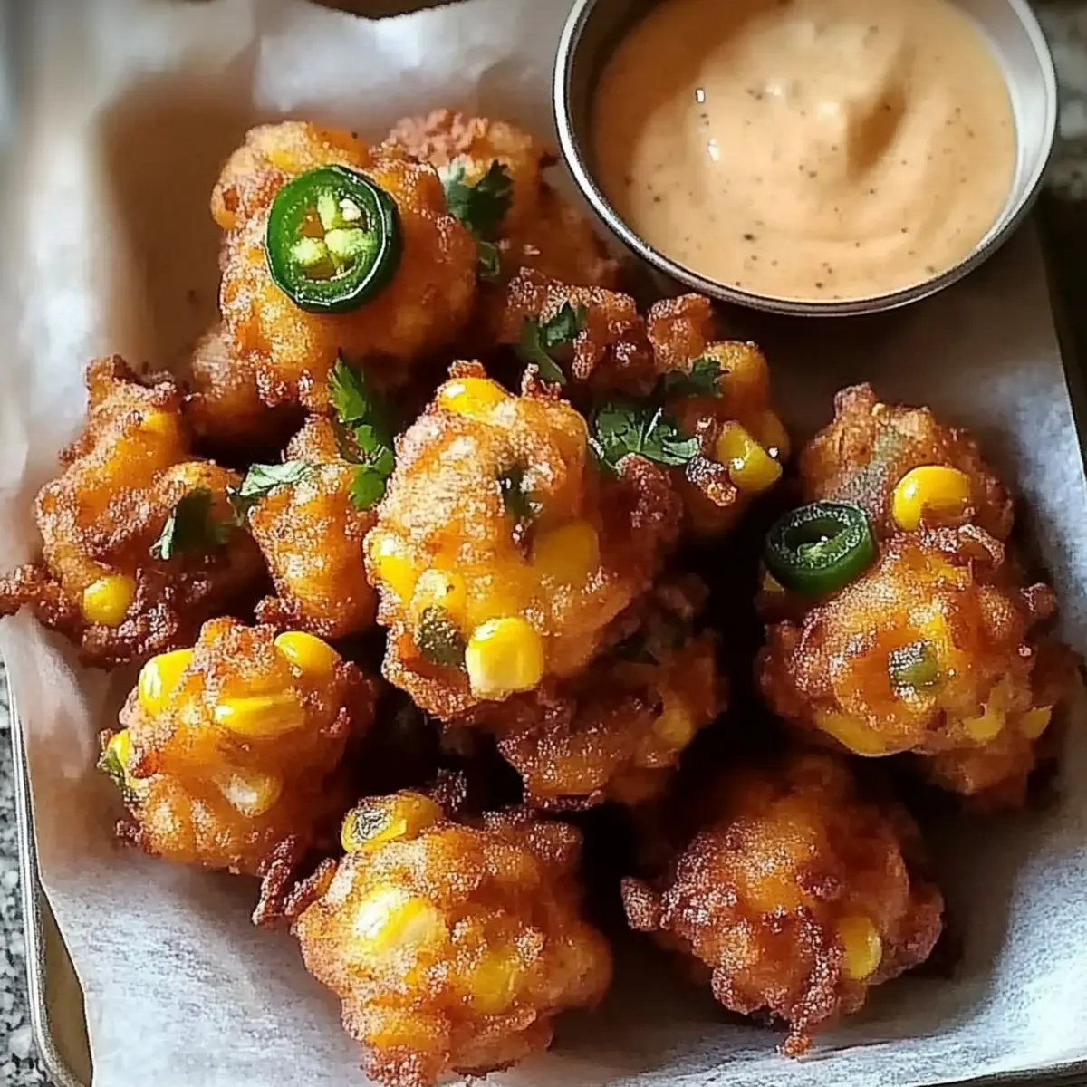 JalapeA±o Corn Fritters sqsl65