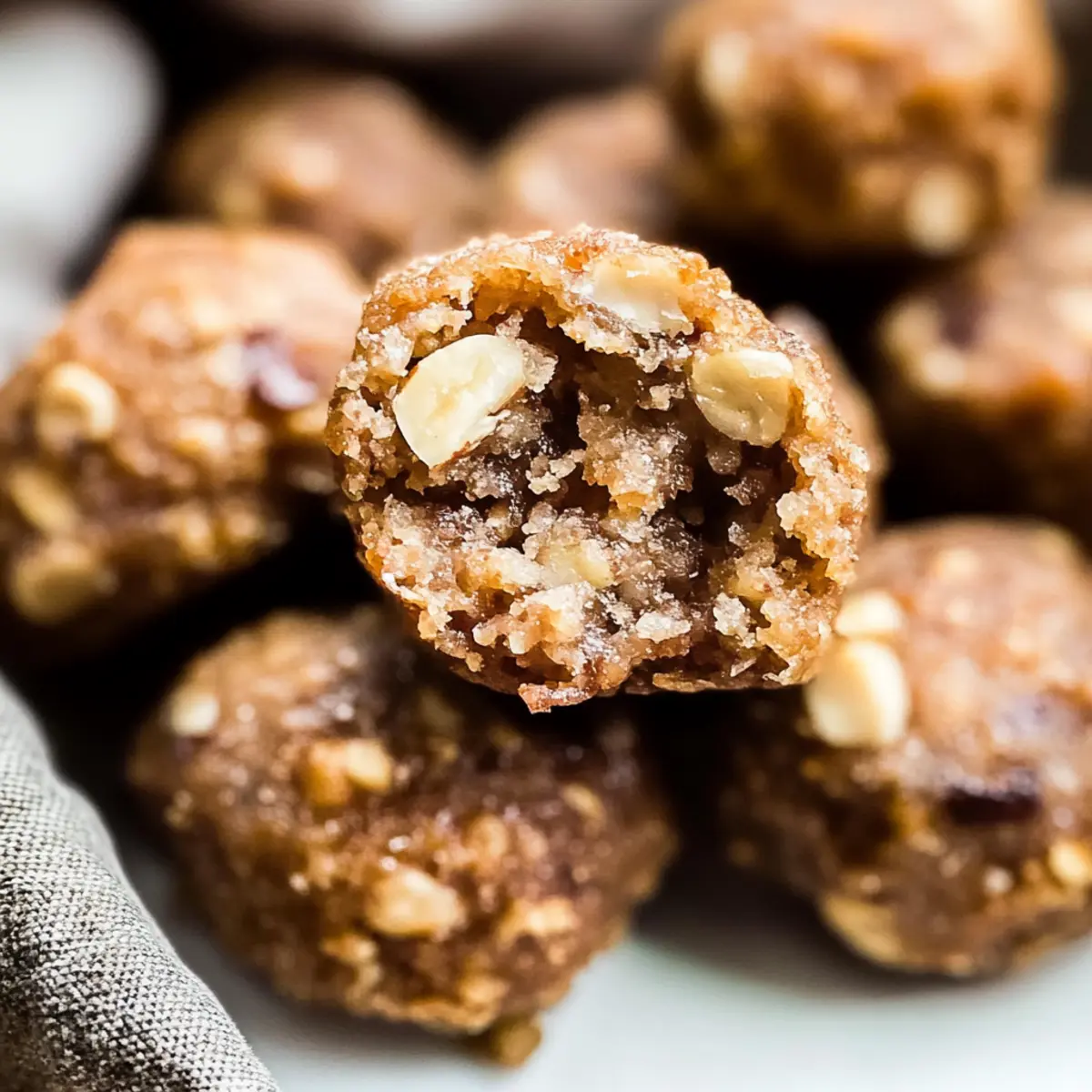 No Bake Banana Bread Bites toemij