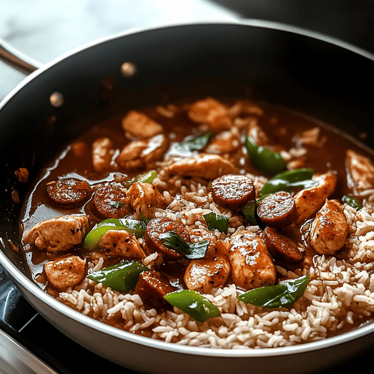One-Pan Cajun Chicken Sausage & Rice That’s Bursting with Flavor