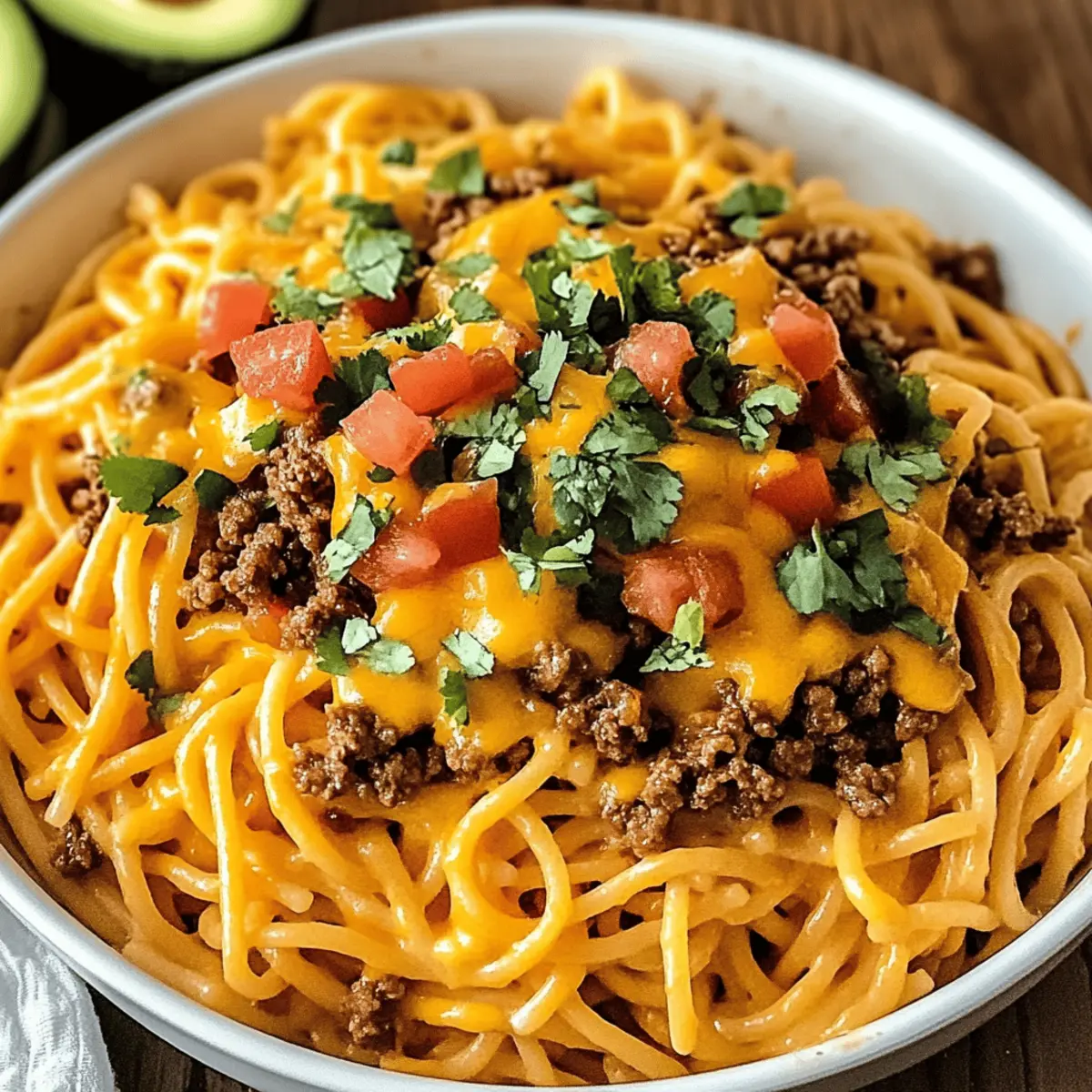 One Pot Taco Spaghetti koozch