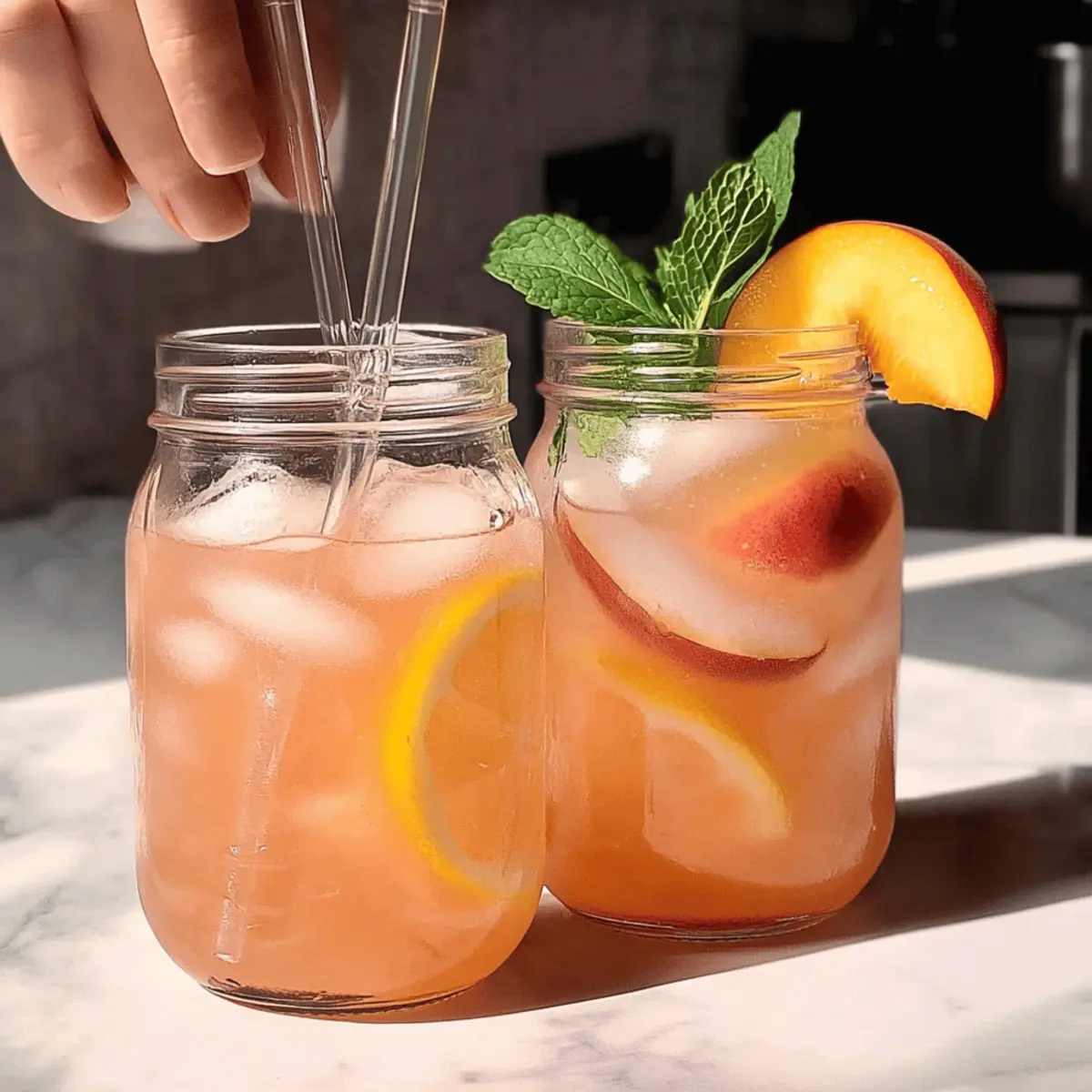 Deliciously Refreshing Peach Lemonade for Ultimate Summer Sipping