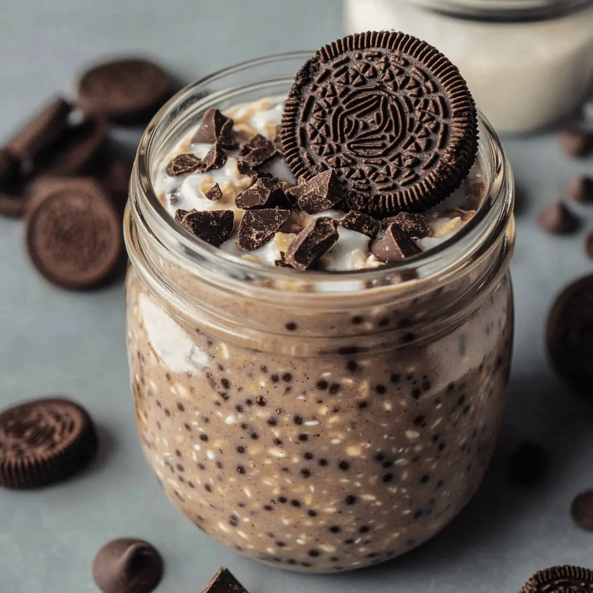 Prep Cookies and Cream Oreo Overnight Oats bfa0qk