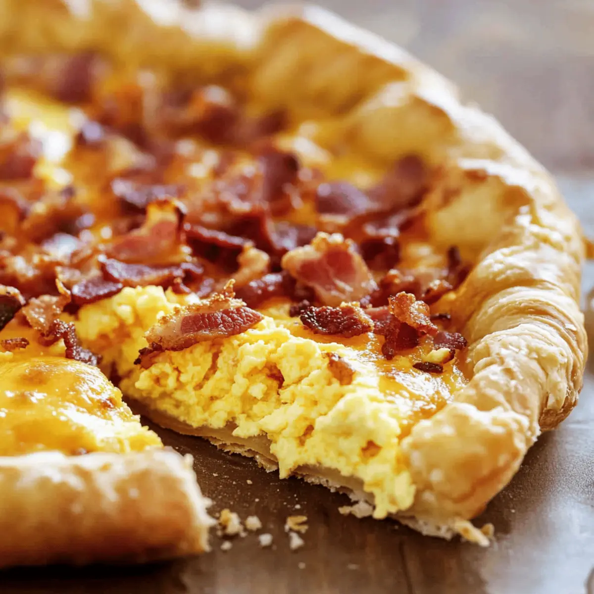 Puff Pastry Breakfast Pizza cwiplk