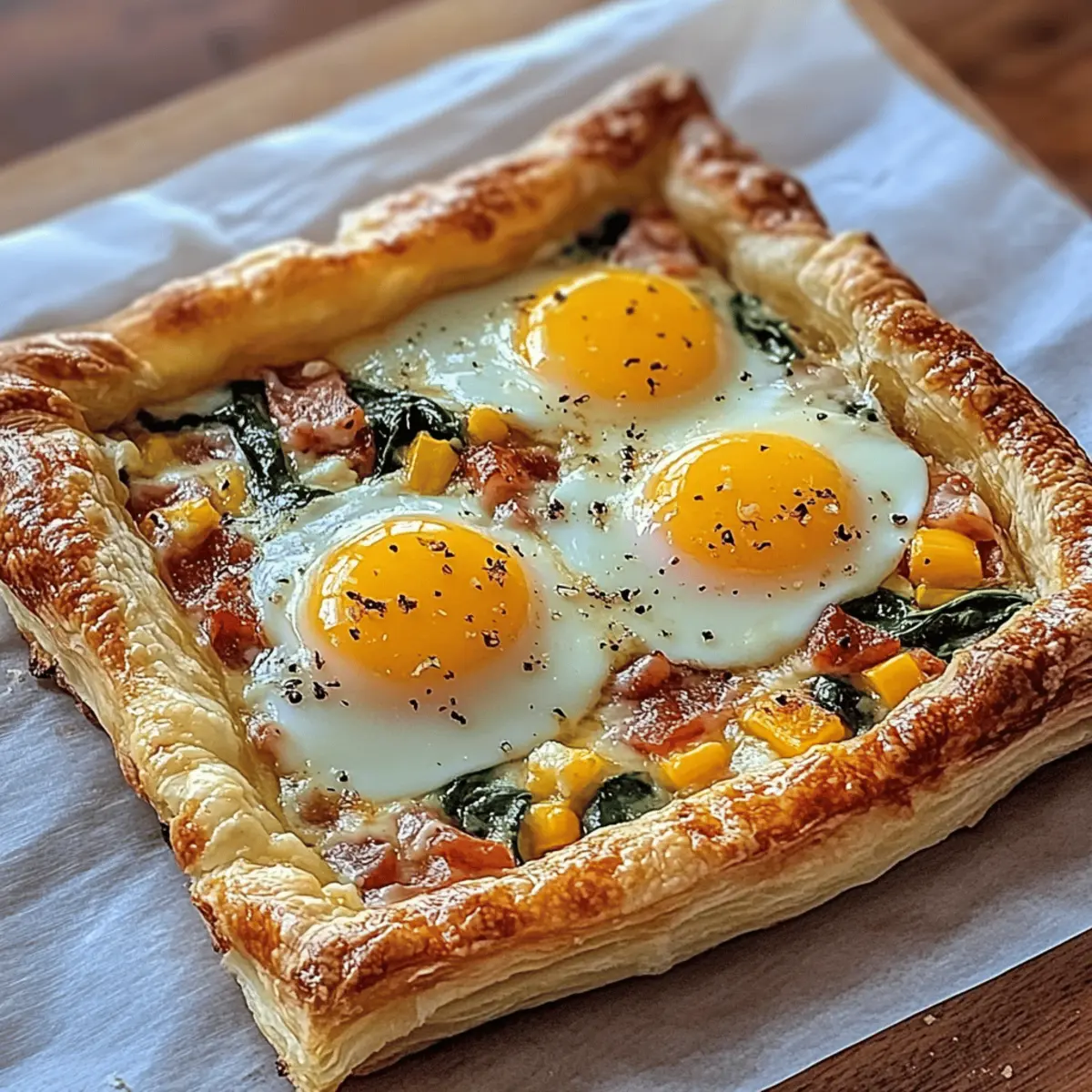 Puff Pastry Breakfast Pizza ek2esl