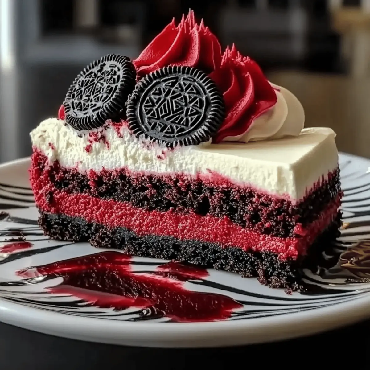 Red Velvet Oreo Cheesecake bais79
