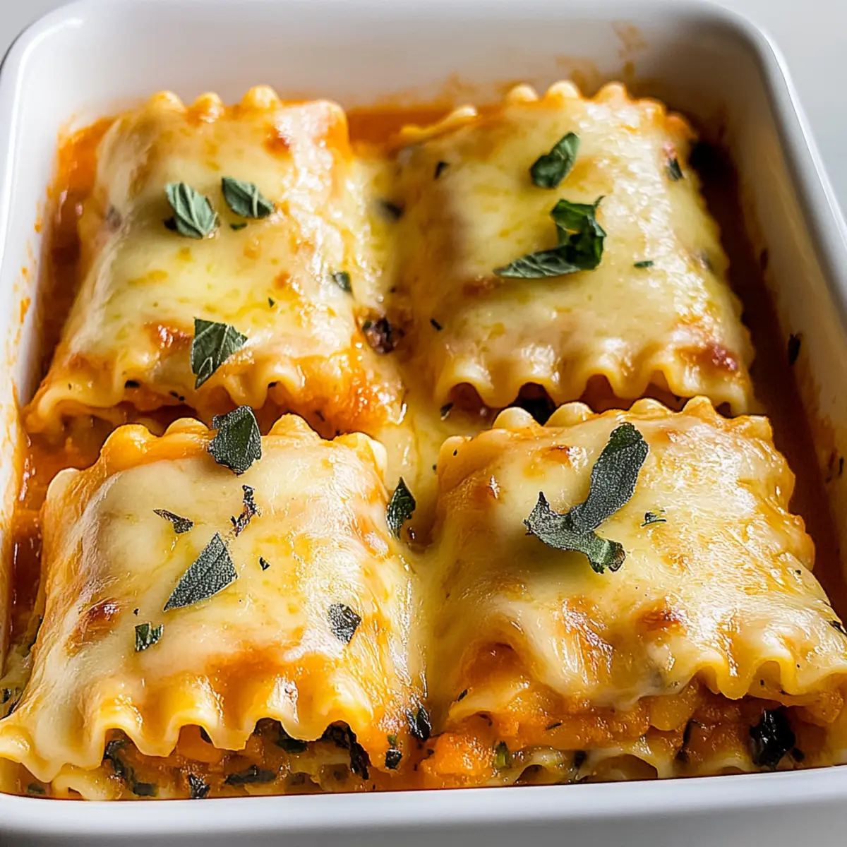 Roasted Garlic Butternut Squash Lasagna Roll-Ups that Wow!