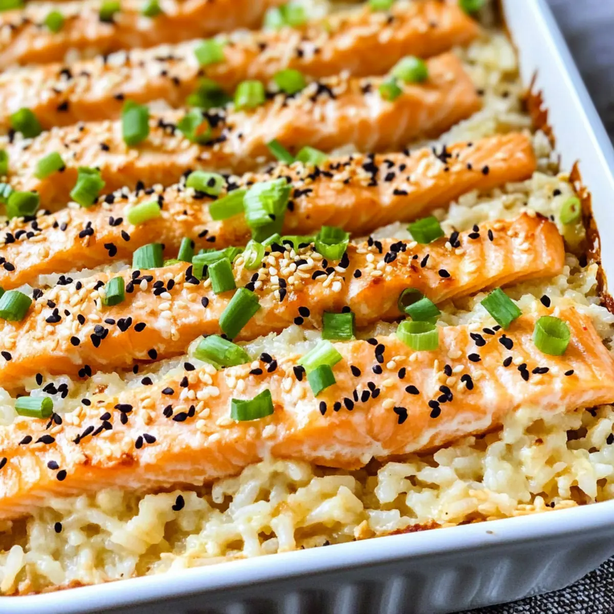 Salmon Sushi Bake giqh7d