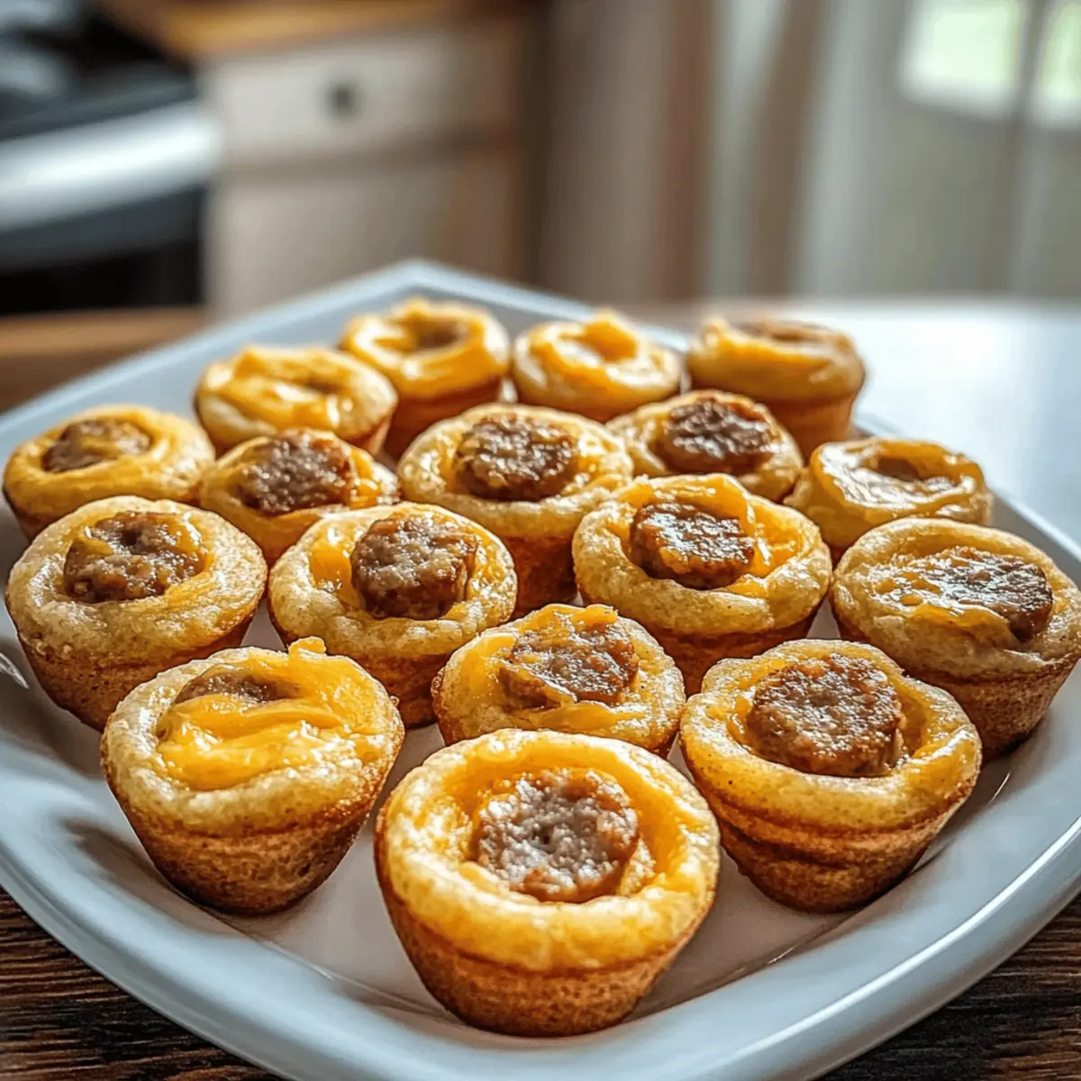 Sausage Pancake Bites cqudno