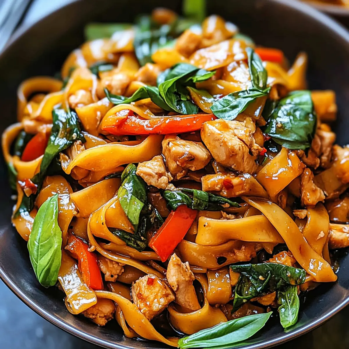 Spicy Drunken Noodles: A Flavorful Thai Stir-Fry Adventure