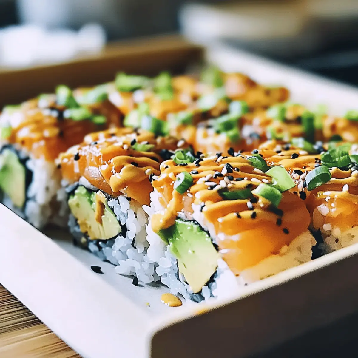 Spicy Salmon Sushi Bake pquvan