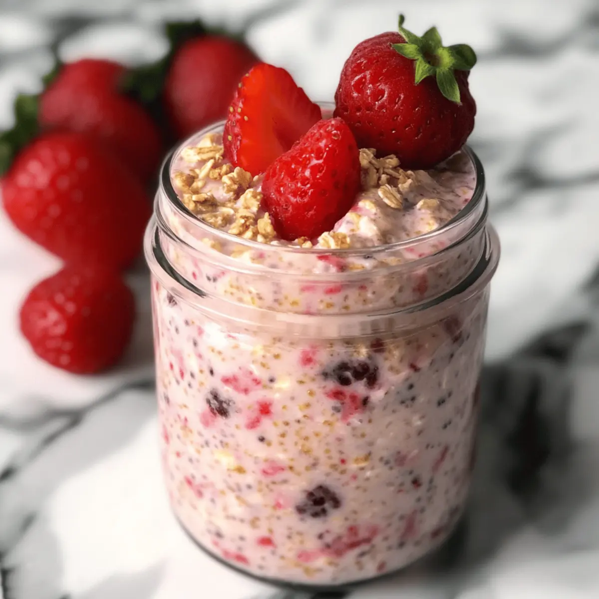 Strawberries and Cream Overnight Oats gf7uec