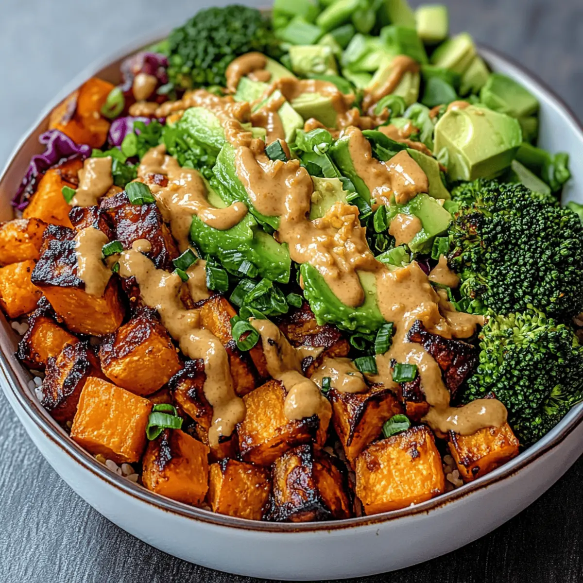 Thai Peanut Sweet Potato Buddha Bowl lkf1sv