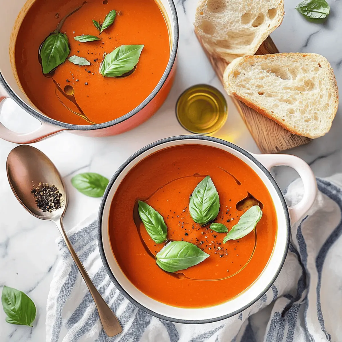 Heavenly Tomato Basil Soup for Cozy Nights In
