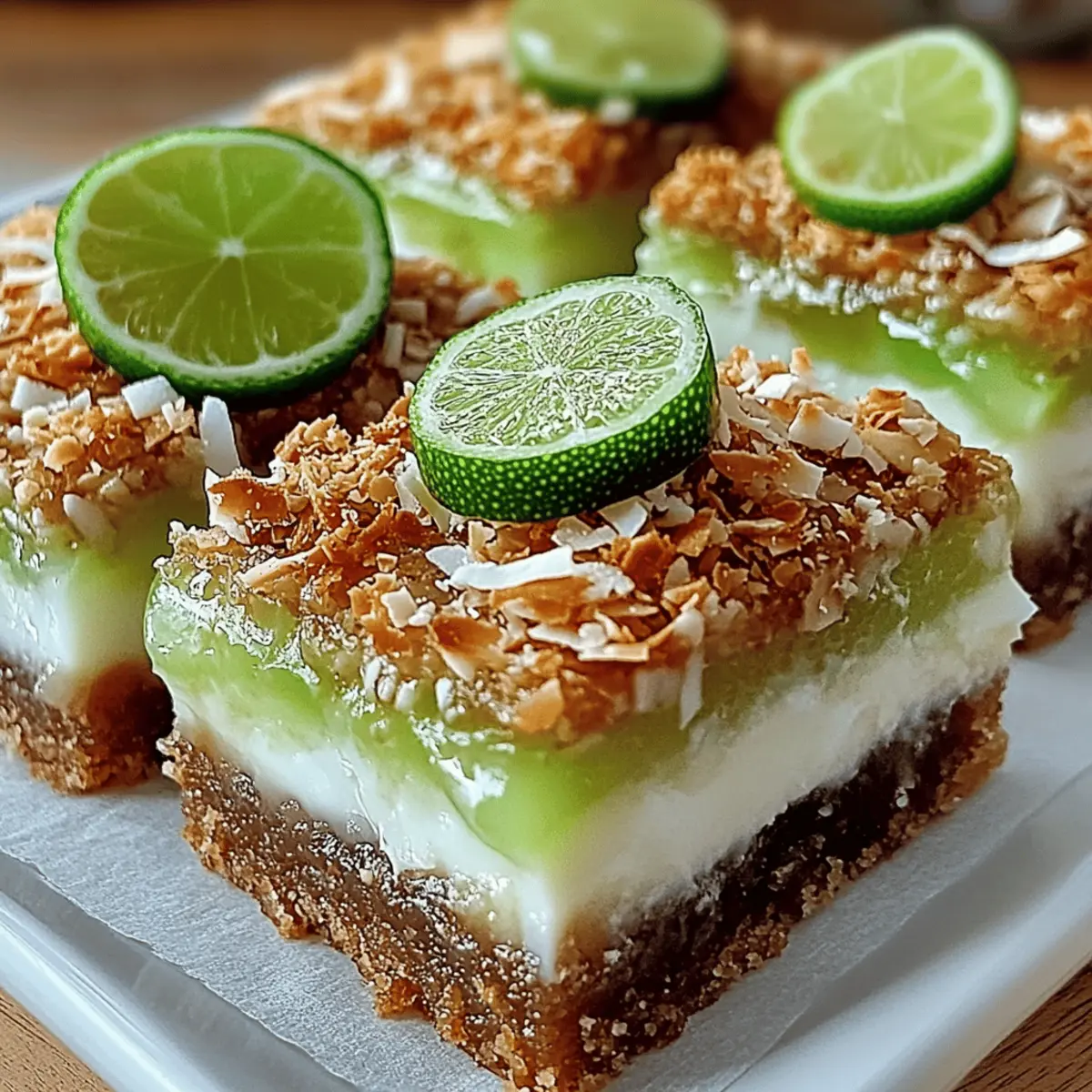 Tropical Chill Coconut Lime Bars ovmjo1