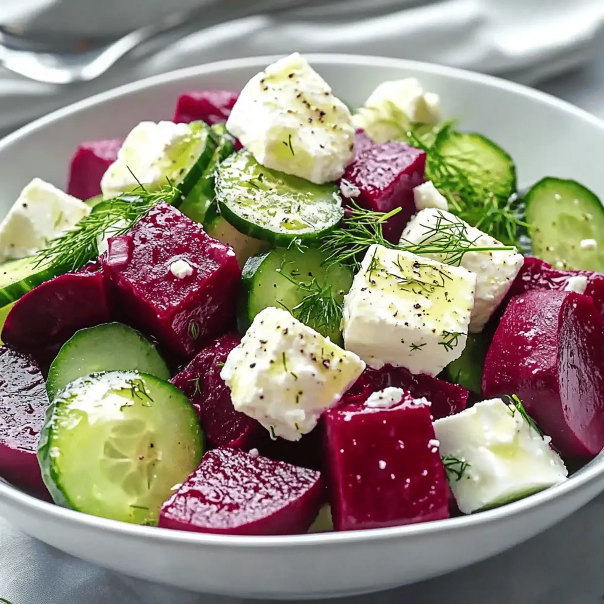 Vibrant Beet Feta Salad: A Refreshing Summer Delight