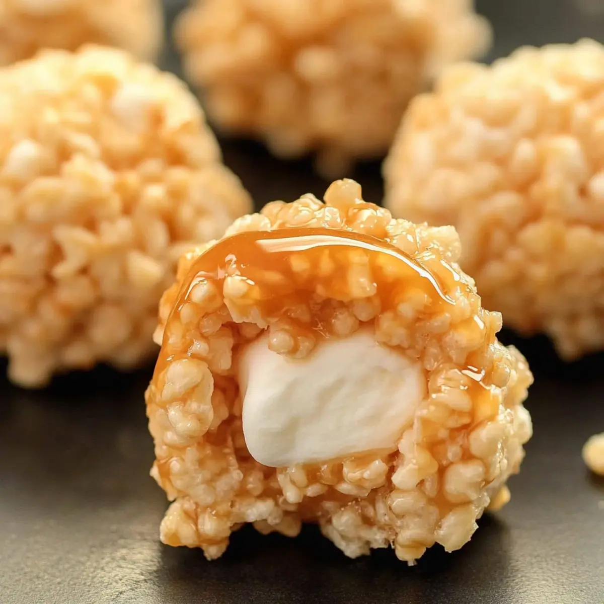 Caramel Marshmallow Rice Krispie Balls for Sweet Family Fun