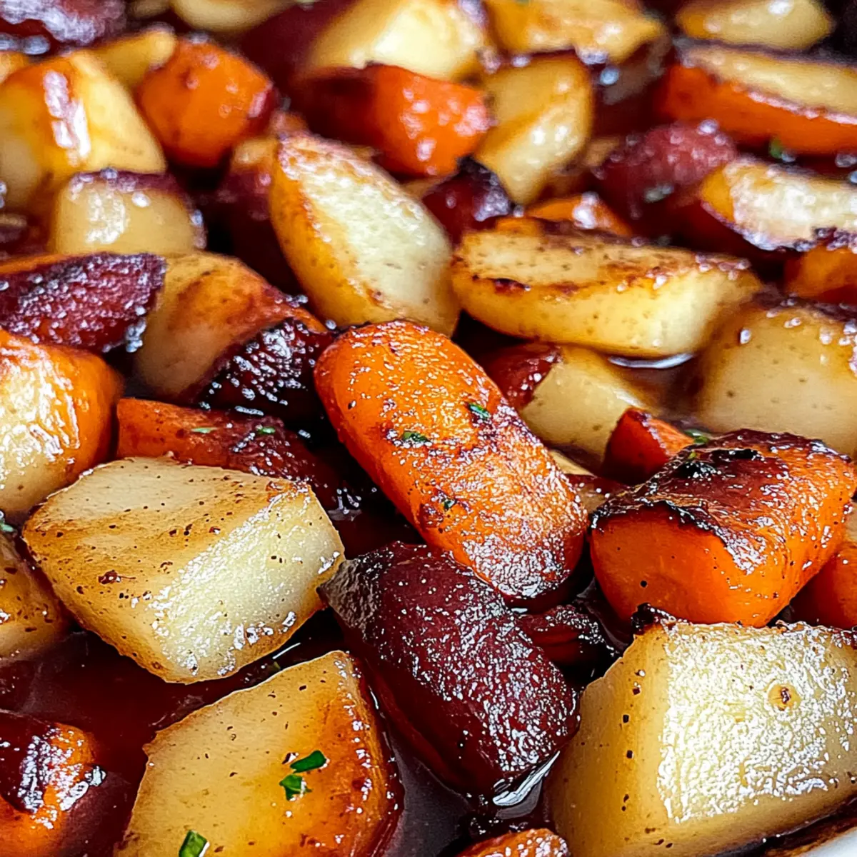 Maple Dijon Roasted Apples & Carrots: A Cozy Fall Delight