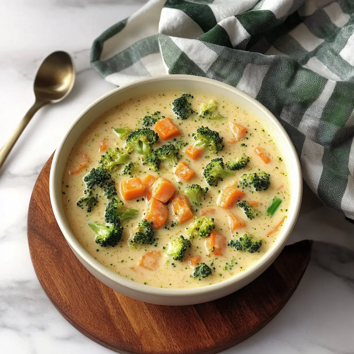 Creamy Smoked Gouda Broccoli Soup for Soul-Warming Comfort