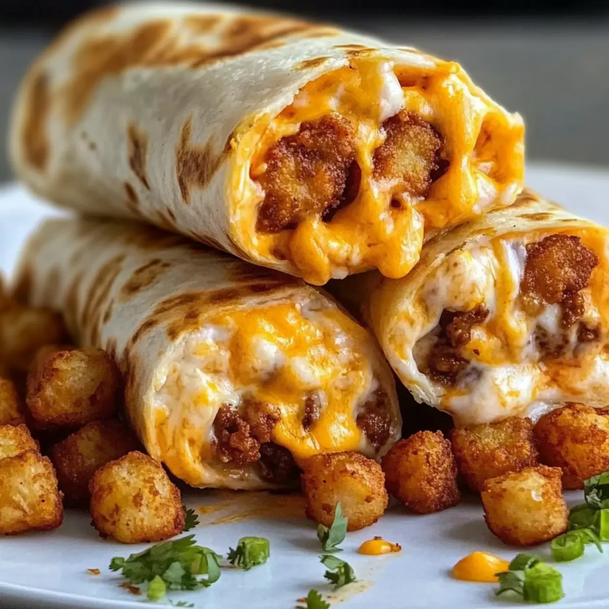Cheesy Potato Burritos Comfort Meal for Cozy Nights