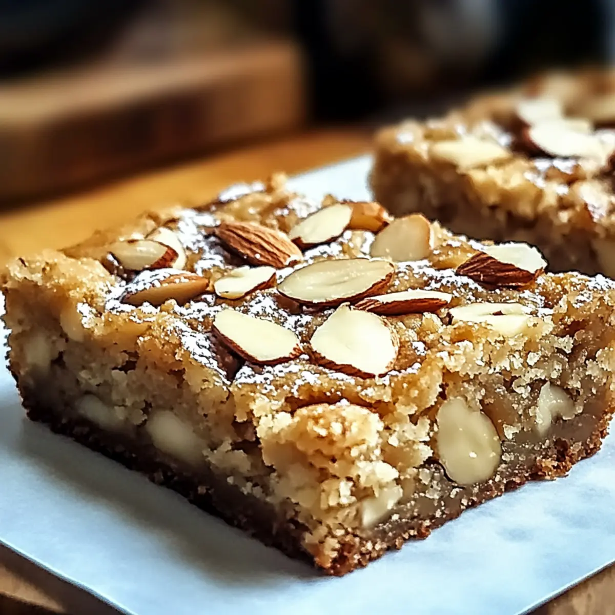 Decadent Almond Croissant Blondies for the Ultimate Treat