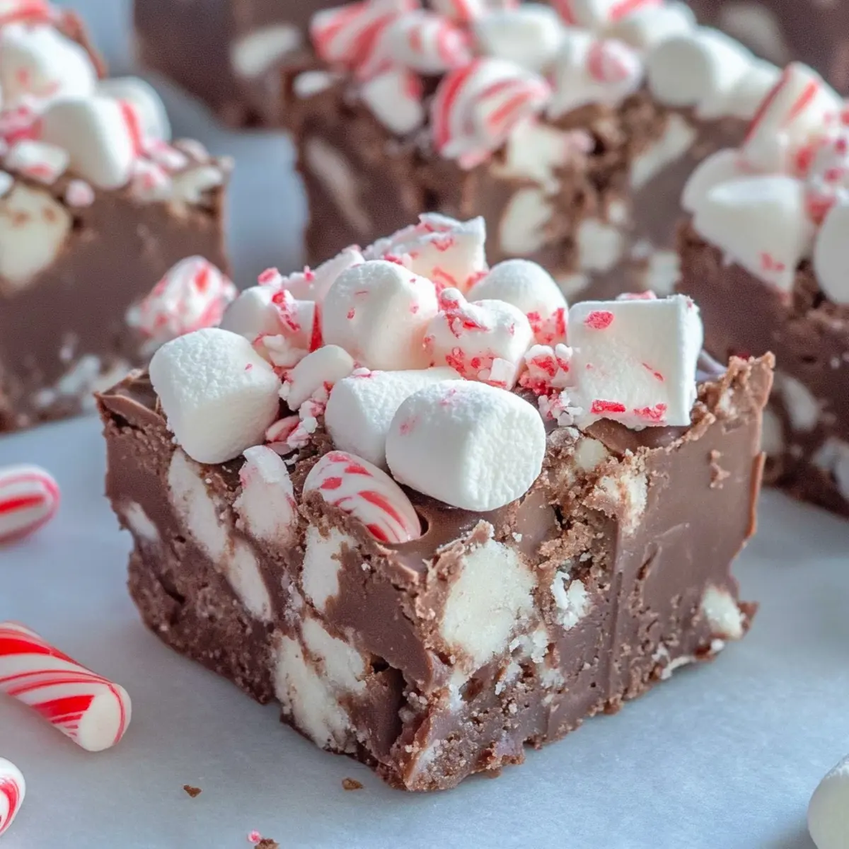 Decadent Hot Chocolate Peppermint Fudge for Cozy Nights