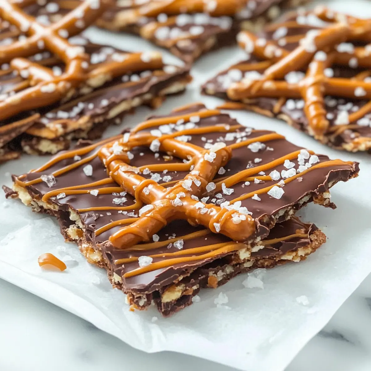 Indulge in Sweet & Salty Salted Caramel Pretzel Bark