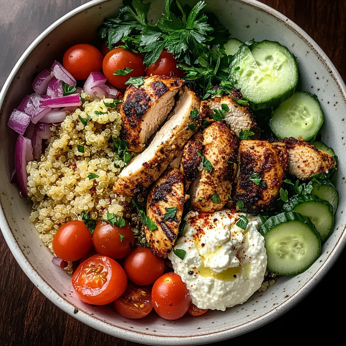 Mediterranean Chicken Bowl: Flavorful, Healthy Goodness Awaits