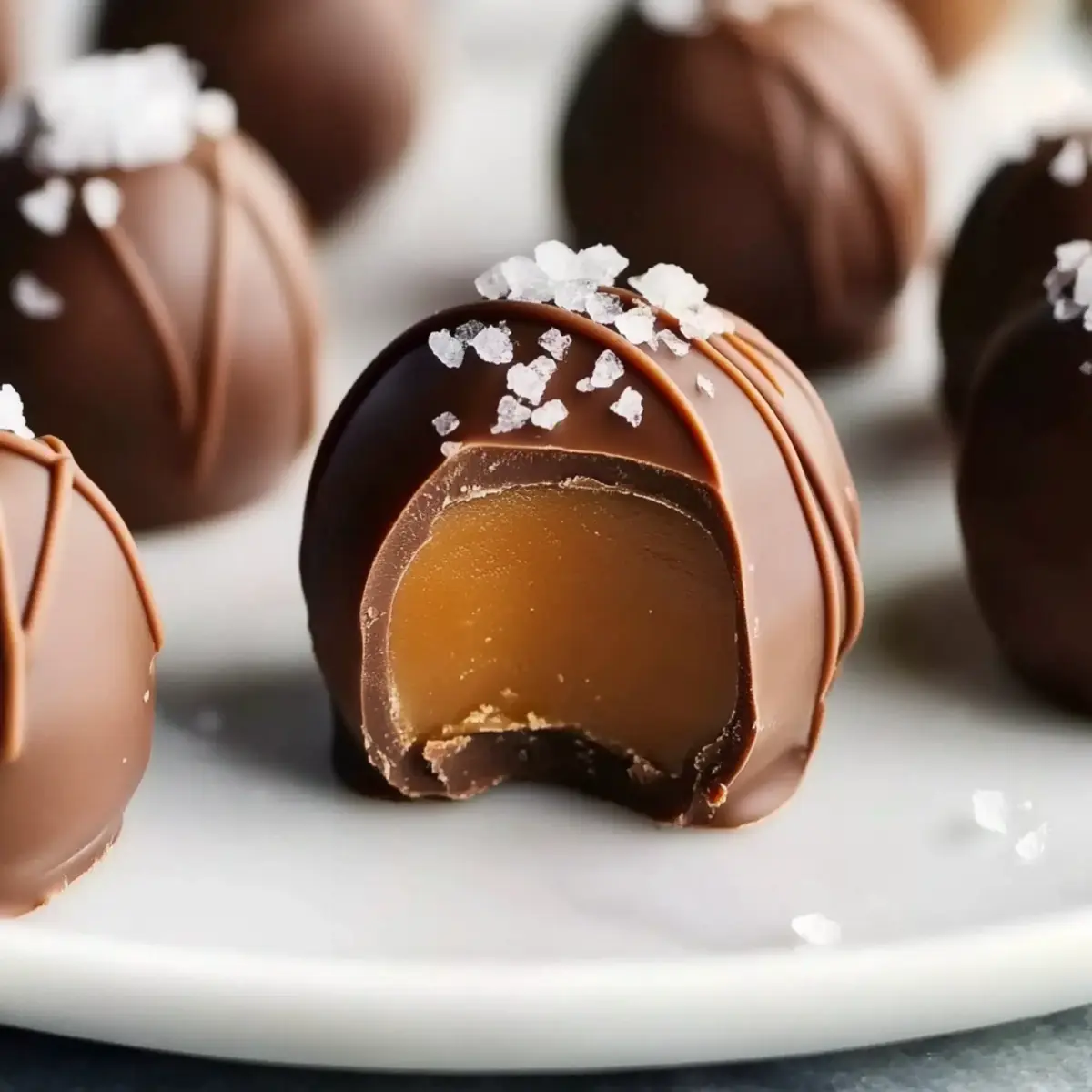 Irresistible Salted Caramel Fudge Truffles: No-Bake Bliss